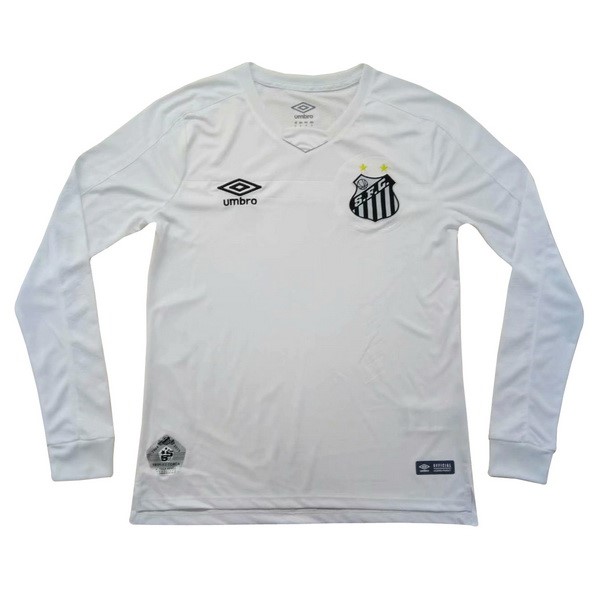 Santos Trikot Heim ML 2019-20 Weiß Fussballtrikots Günstig